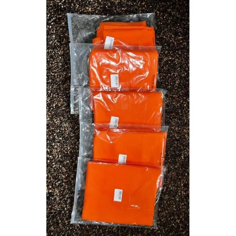 Halloween NEW square‎ Tablecloth Fabric orange 54 x 54 (lot of 5)